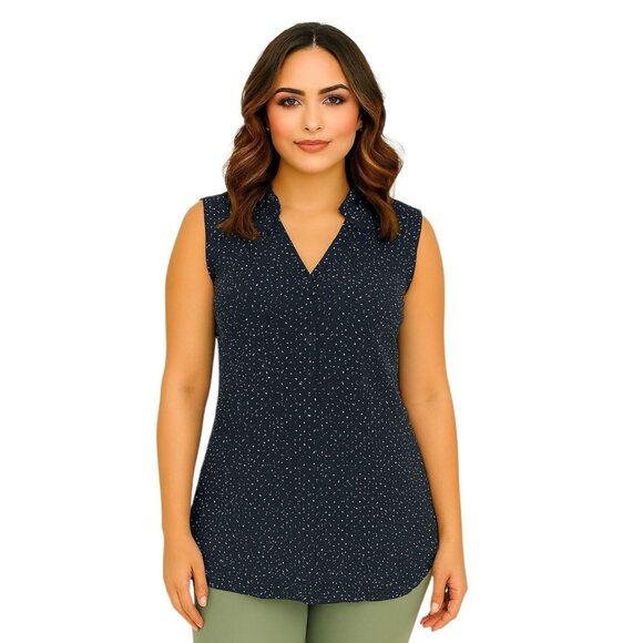 CAbi Astral Tunic Shirt Top Blouse SLEEVELESS 2017 Women's  WOMAN'S Size Small - Picture 1 of 14
